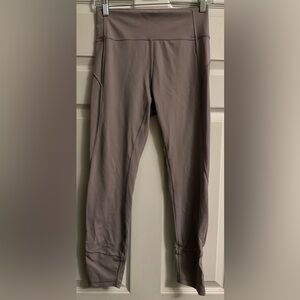 Lululemon Warm Ash Grey leggings 8